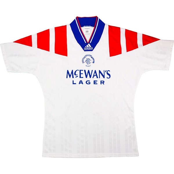 Thailande Maillot Football Rangers Exterieur Retro 1992 1993 Blanc